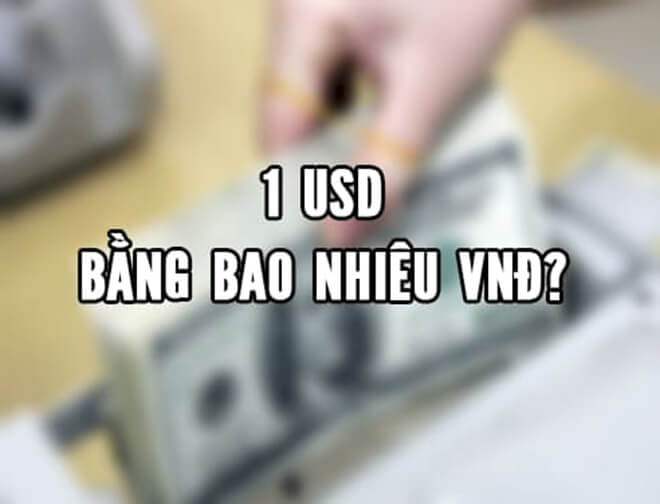 1 USD Bằng Bao Nhiêu Tiền Việt Nam? Đổi Đô La Mỹ ra VND?