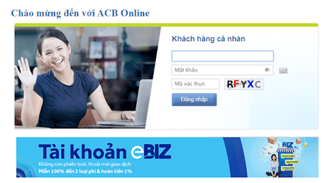 internet banking acb