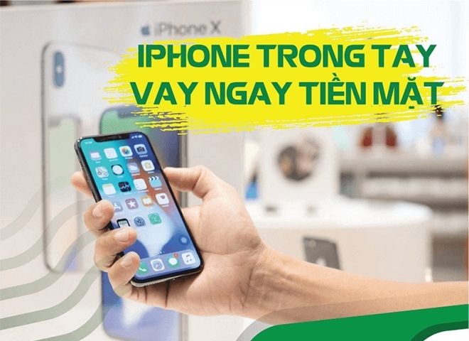 cach vay bang iphone