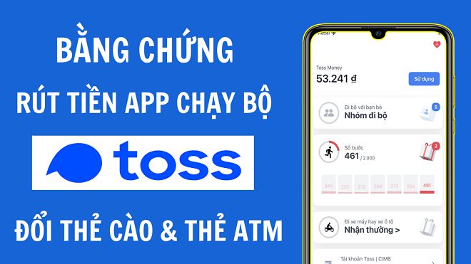 Kiếm tiền dễ dàng từ ứng dụng Toss