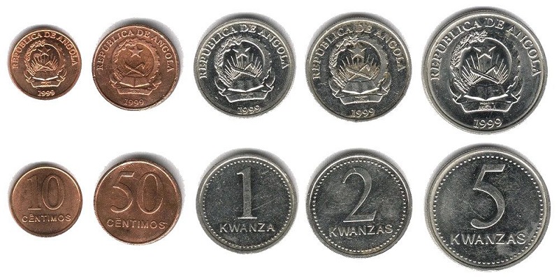 mệnh giá tiền xu của Angola